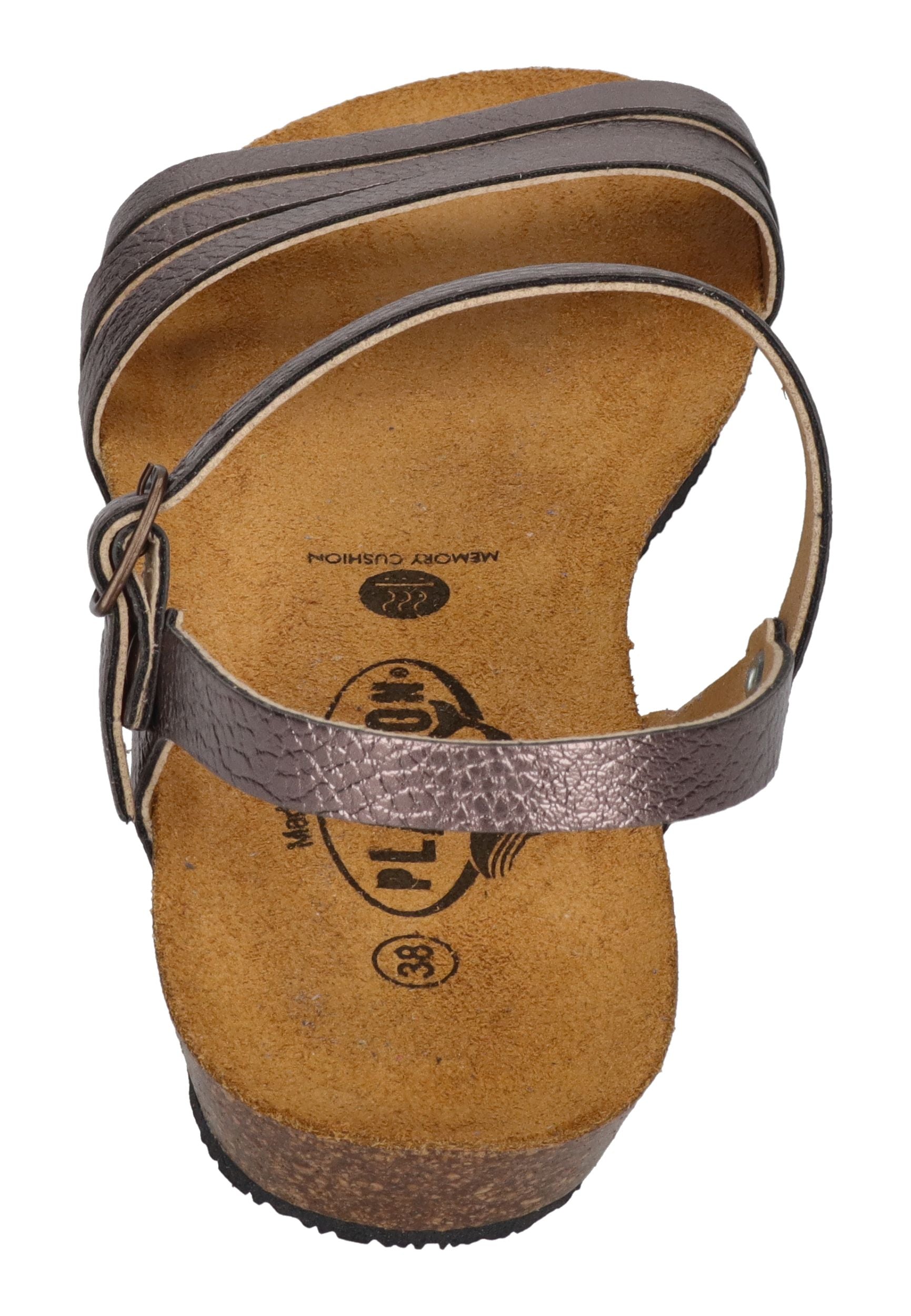 PLAKTON Damen Sandalen FRAN ALOU 405080 grafito