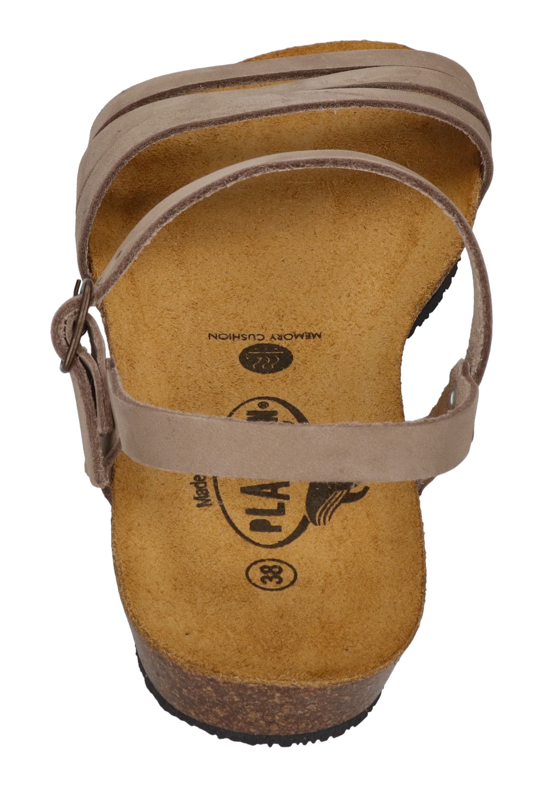 PLAKTON Damen Sandalen FRAN ALOU 405080 taupe