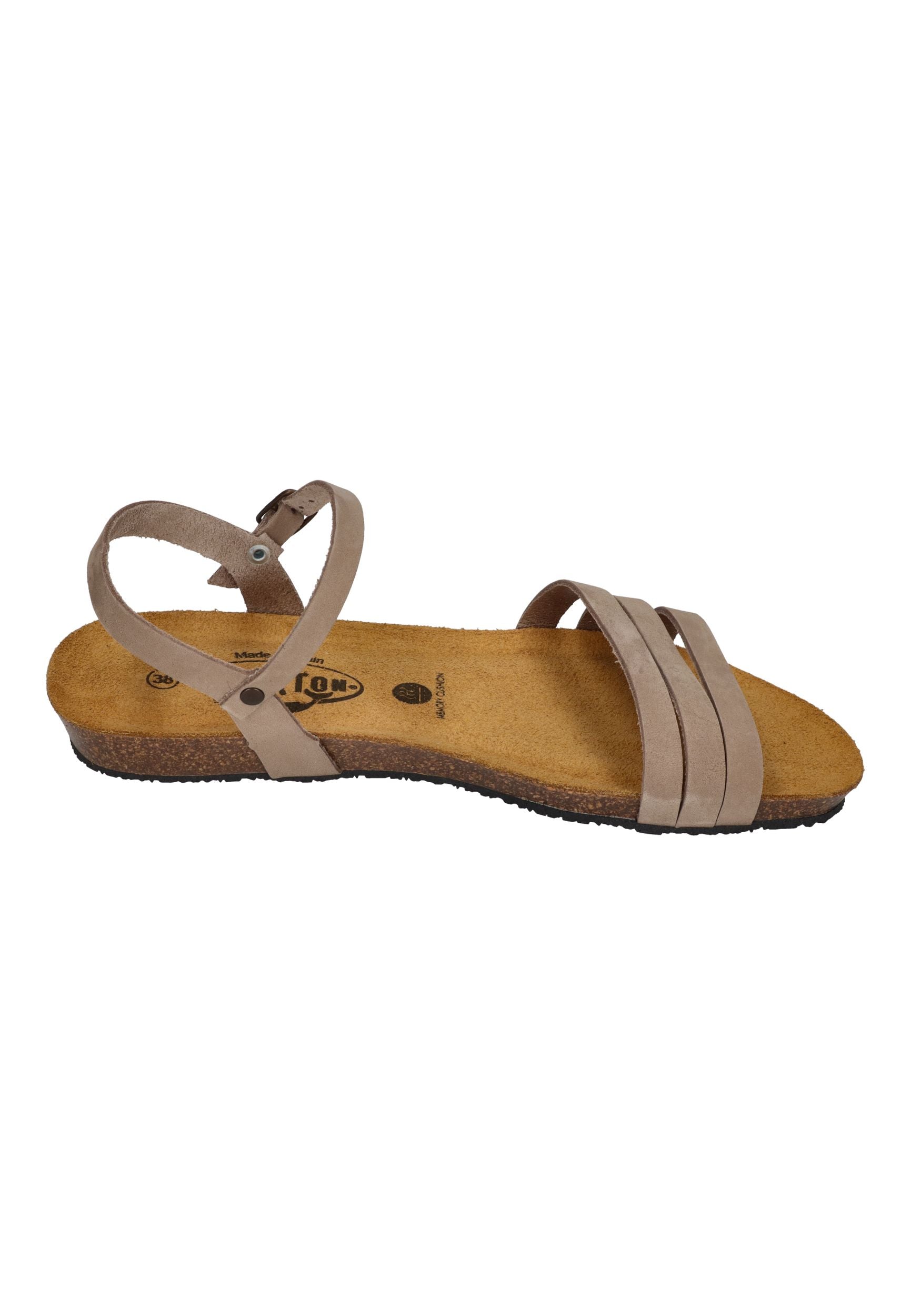 PLAKTON Damen Sandalen FRAN ALOU 405080 taupe