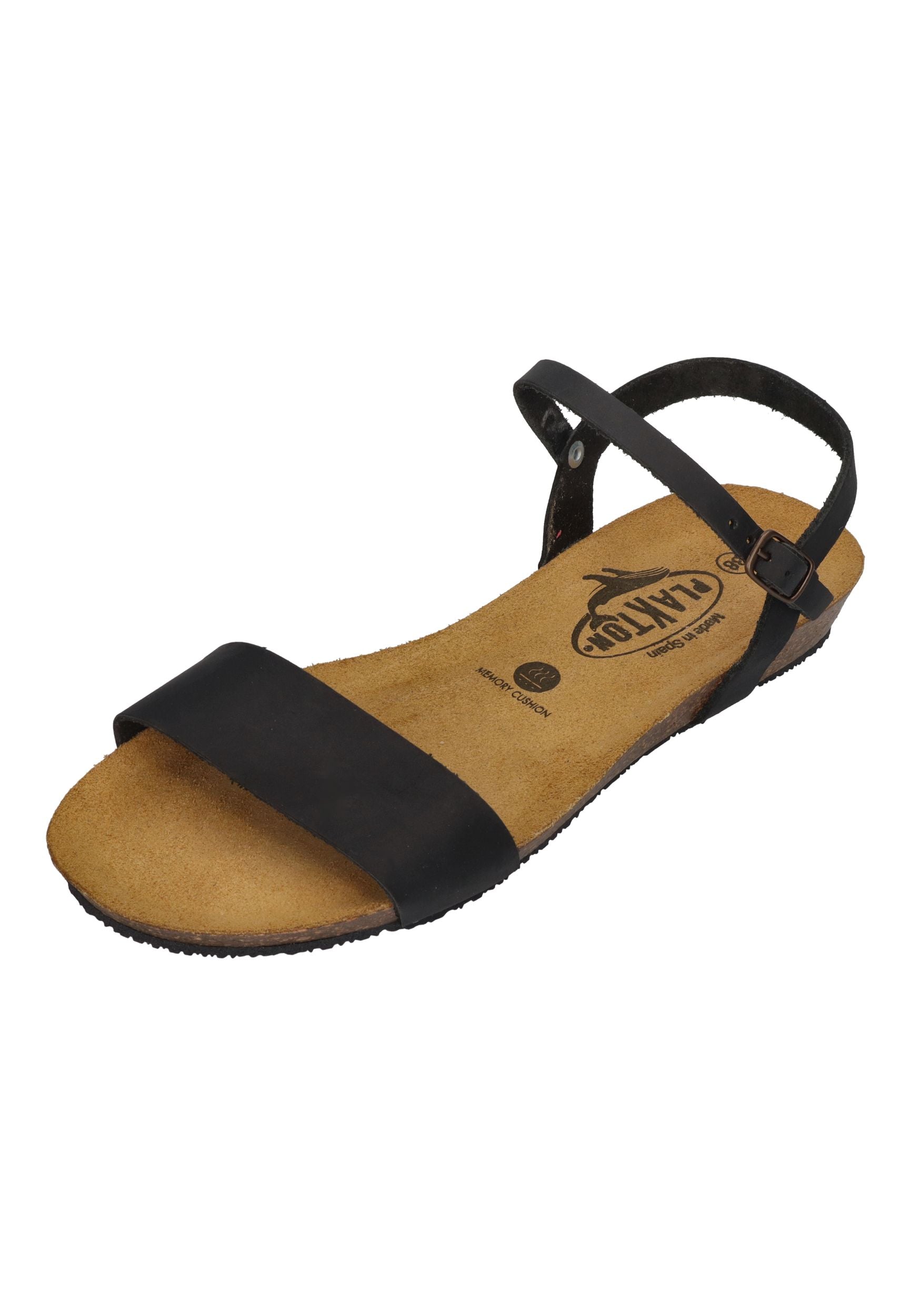 PLAKTON Damen Sandalen FRAN AMBO 405725 negro