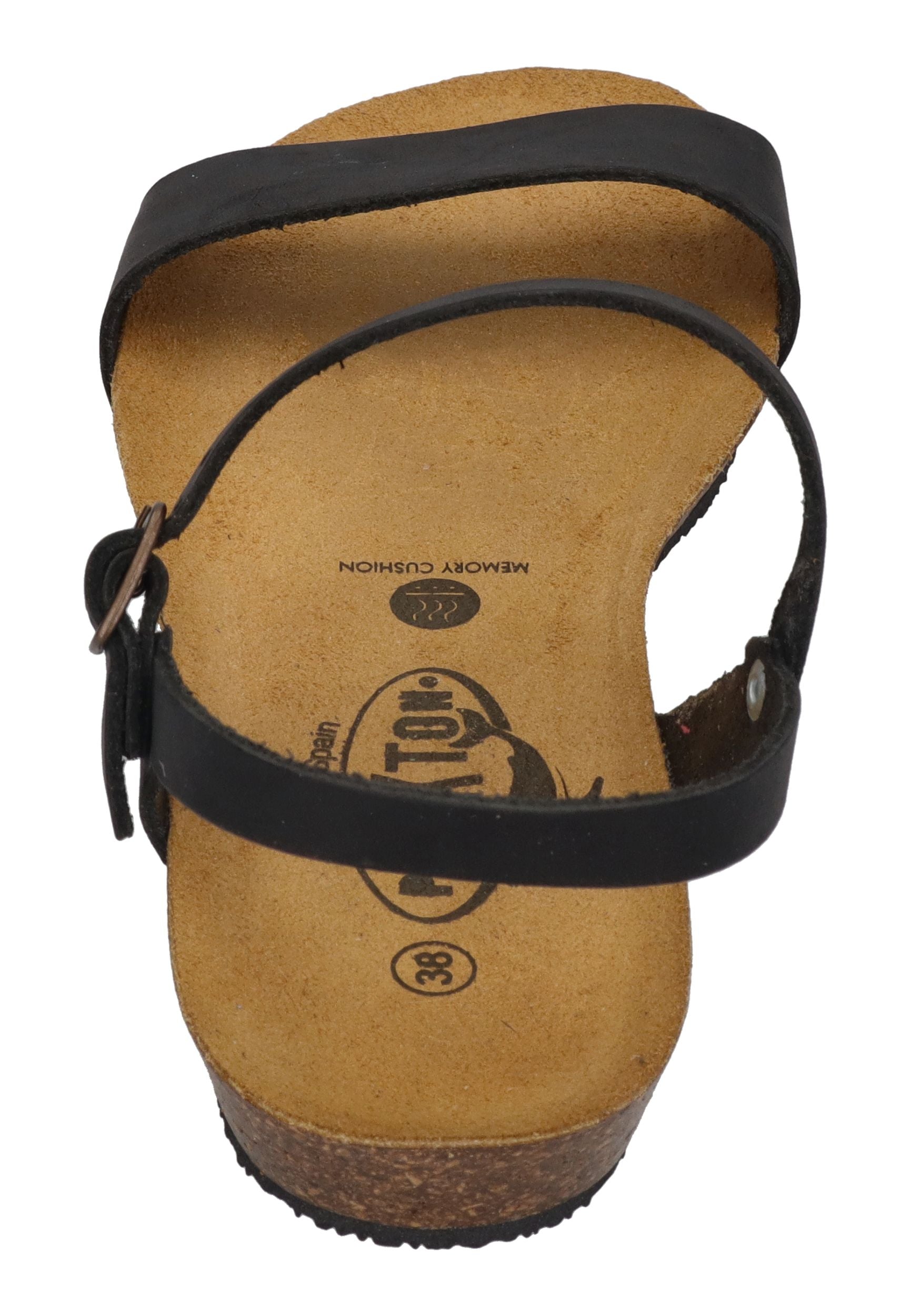 PLAKTON Damen Sandalen FRAN AMBO 405725 negro