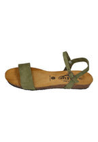 PLAKTON Damen Sandalen FRAN AMBO 405725 oliva