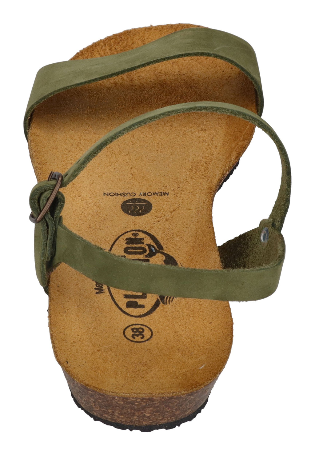 PLAKTON Damen Sandalen FRAN AMBO 405725 oliva