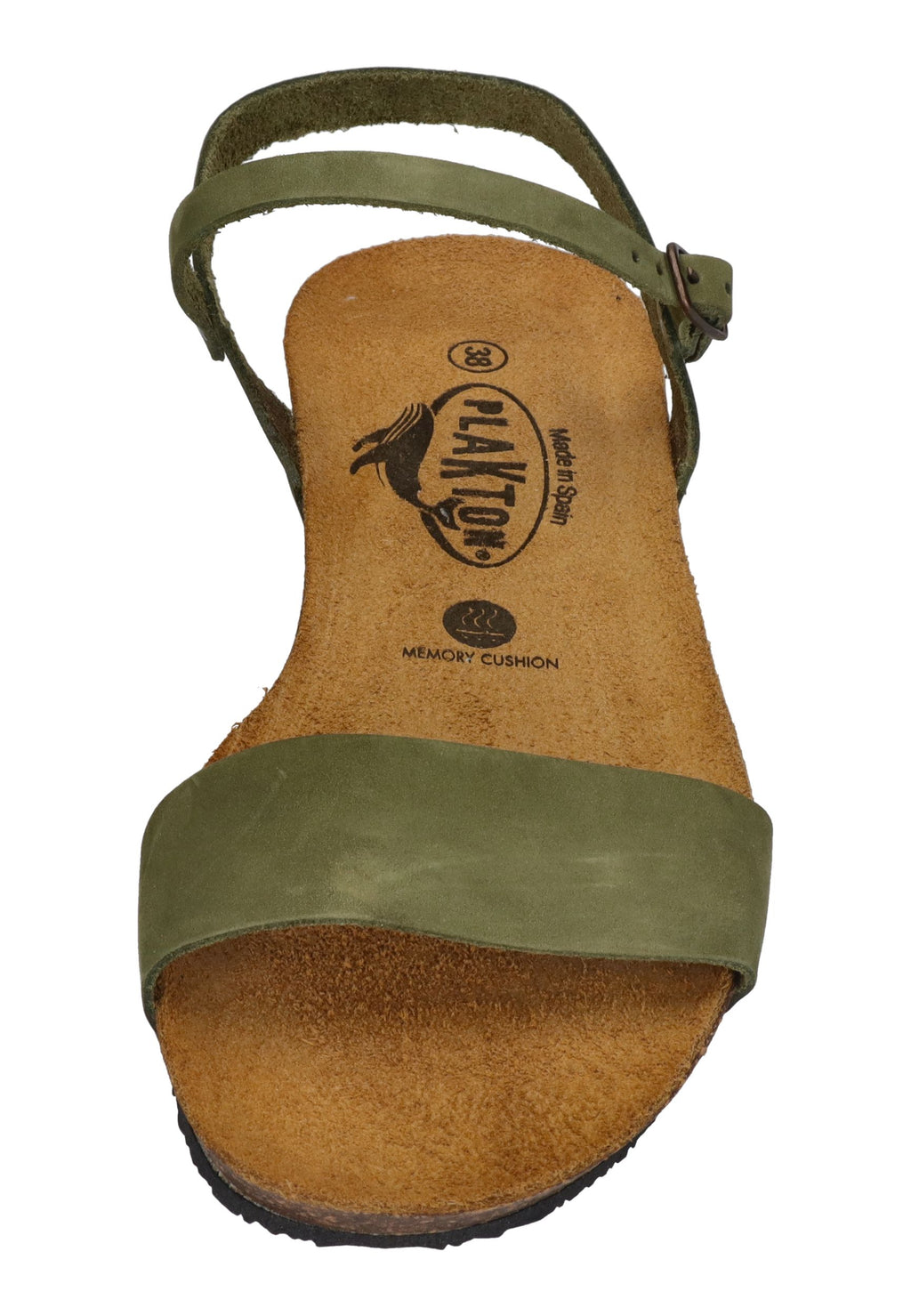 PLAKTON Damen Sandalen FRAN AMBO 405725 oliva