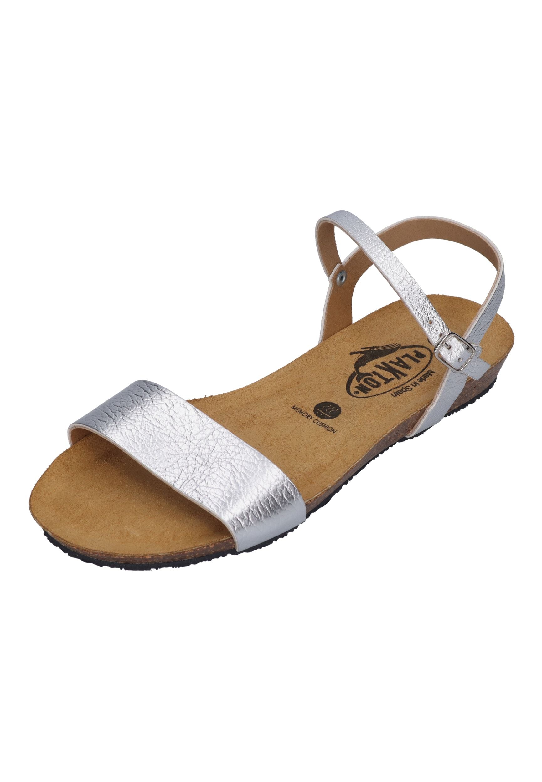 PLAKTON Damen Sandalen FRAN AMBO 405725 plata