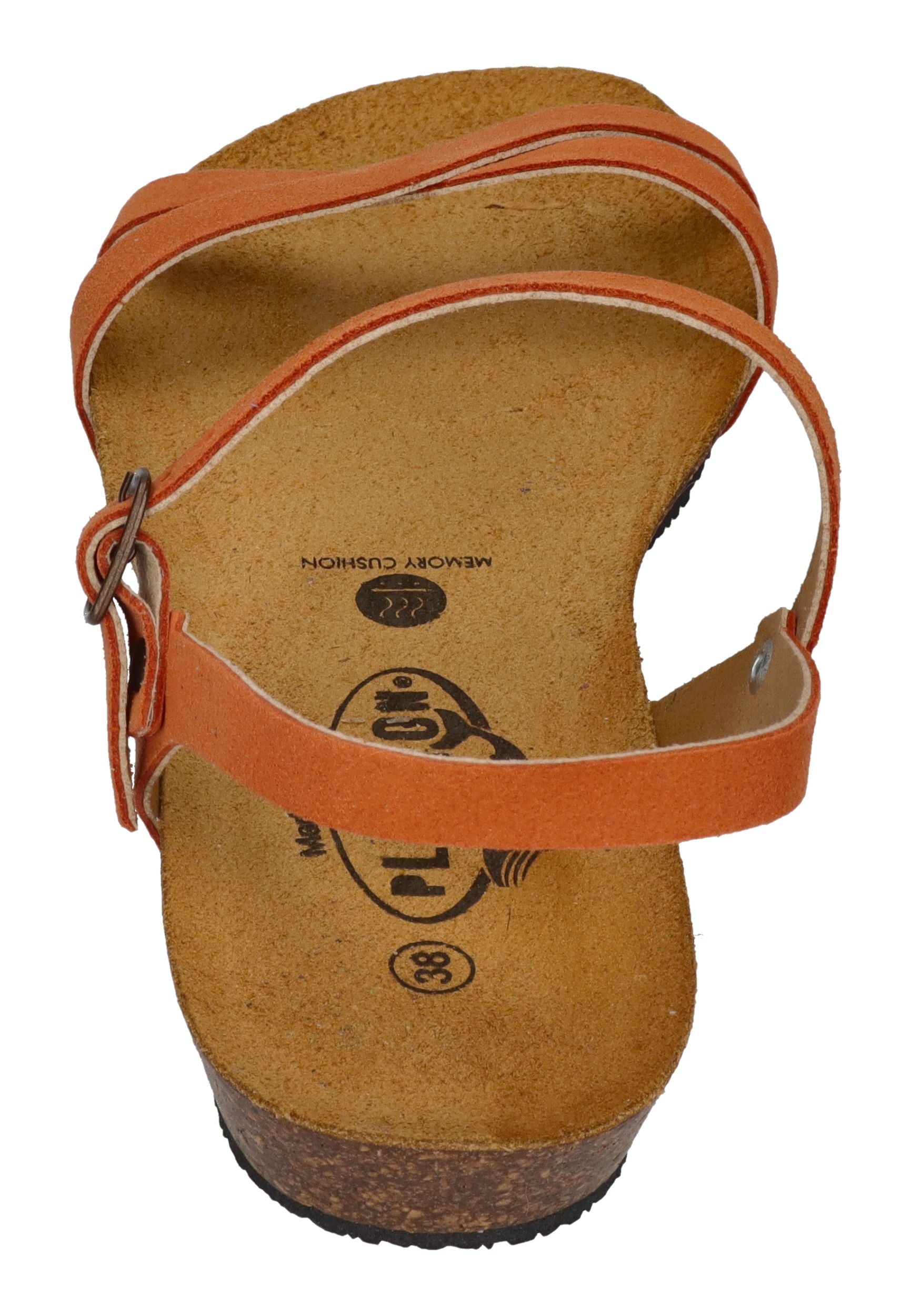 PLAKTON Damen Sandalen FRAN DATE 405029 calabaza