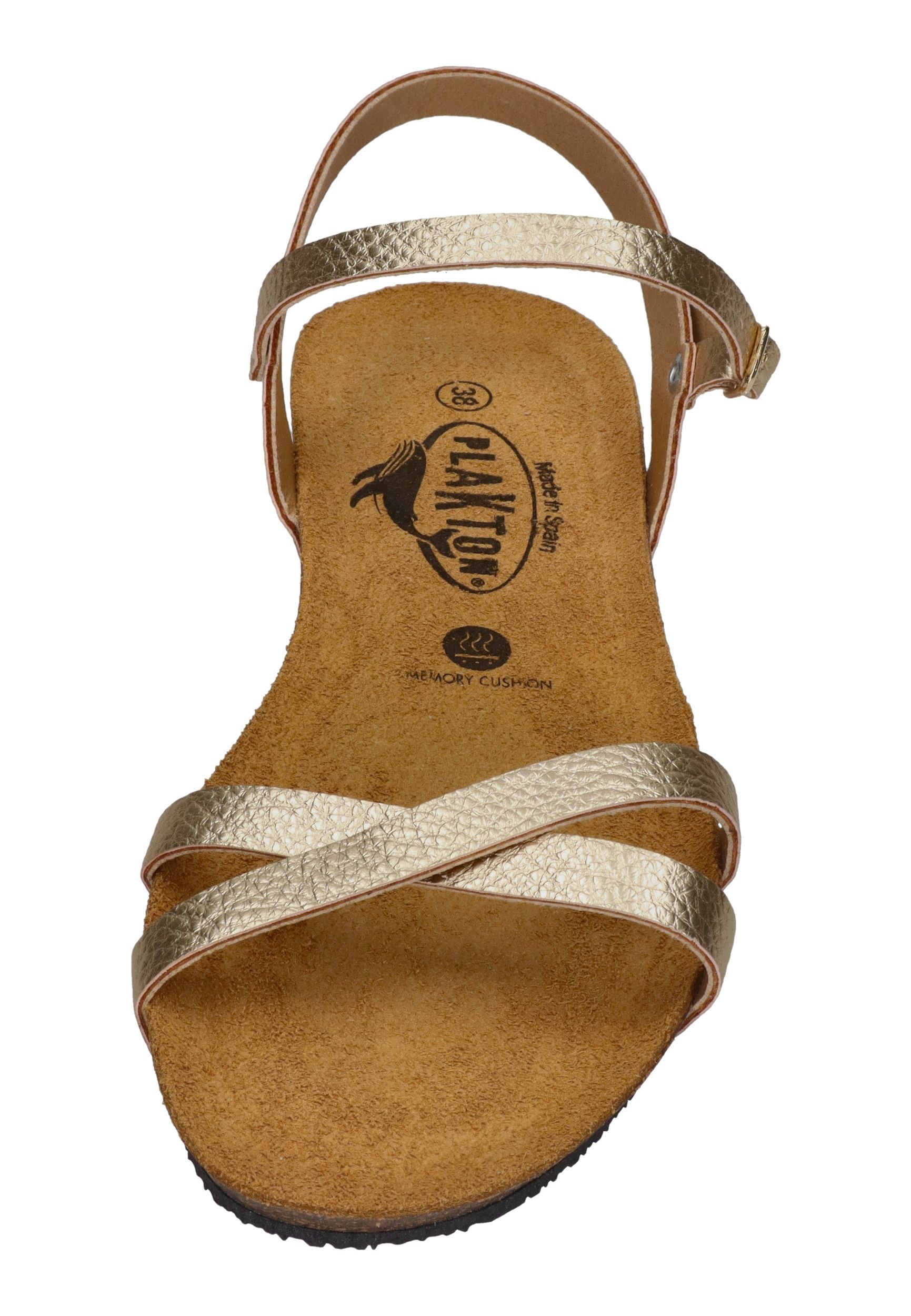 PLAKTON Damen Sandalen FRAN DATE 405029 oro