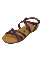 PLAKTON Damen Sandalen FRAN VALI 405184 coffee