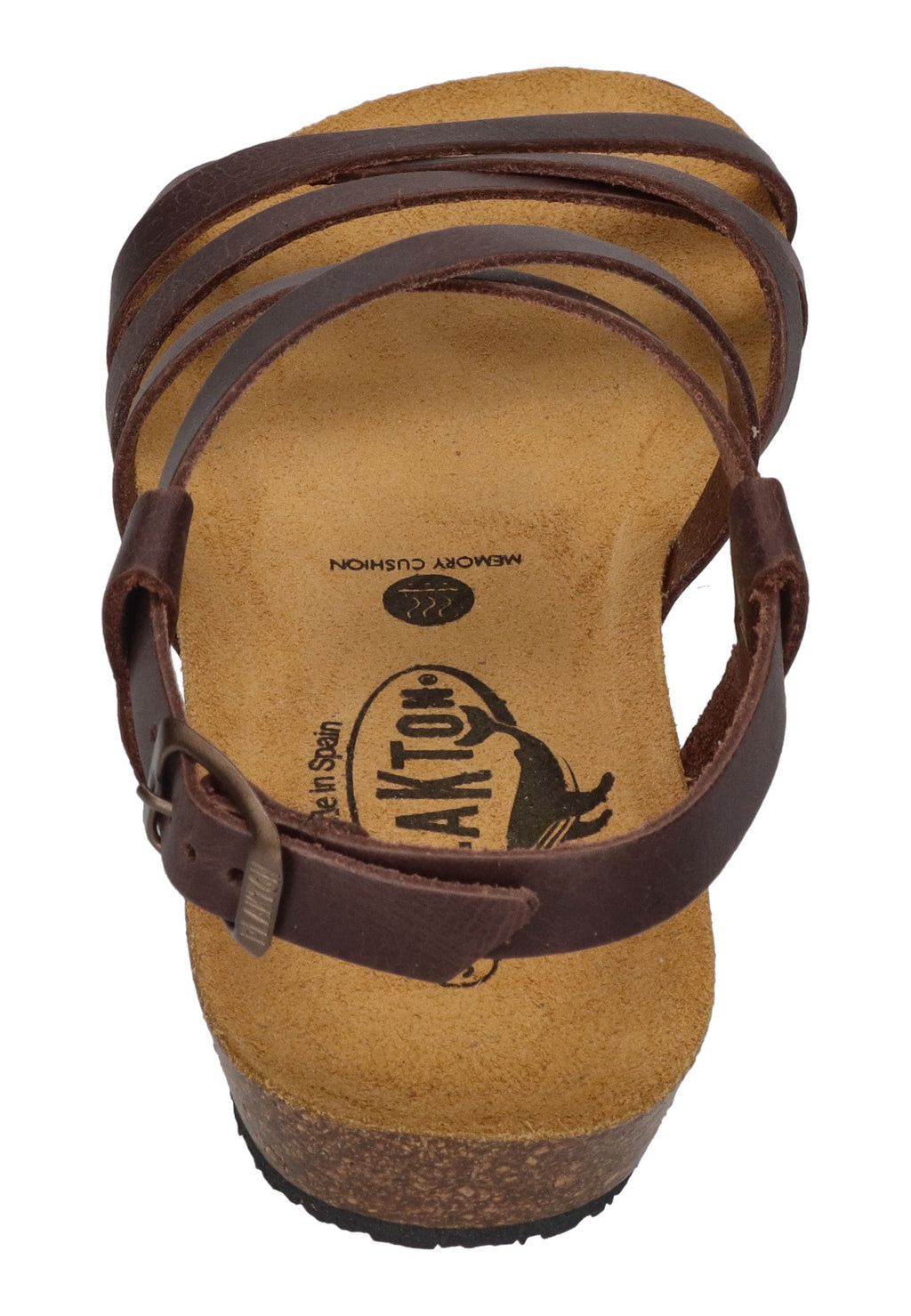 PLAKTON Damen Sandalen FRAN VALI 405184 coffee