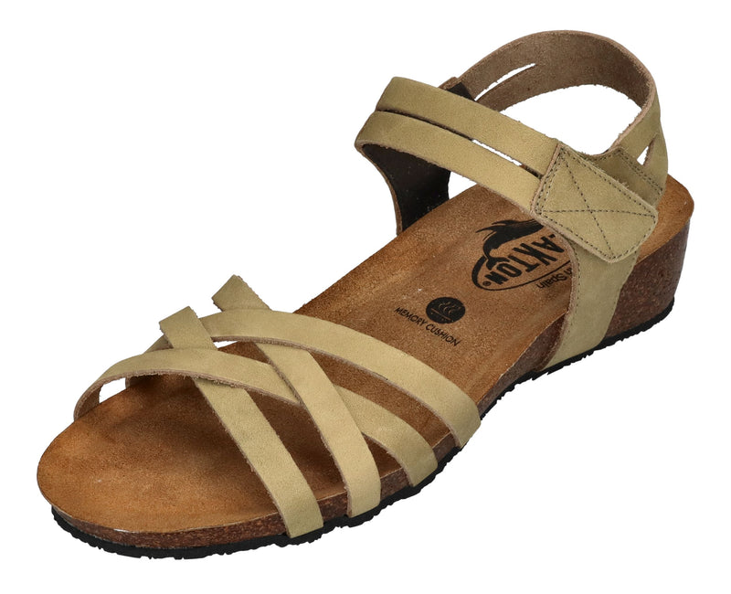 PLAKTON Damen - Sandalen NORMANDIE 776098 - nobuck 2 kiwi