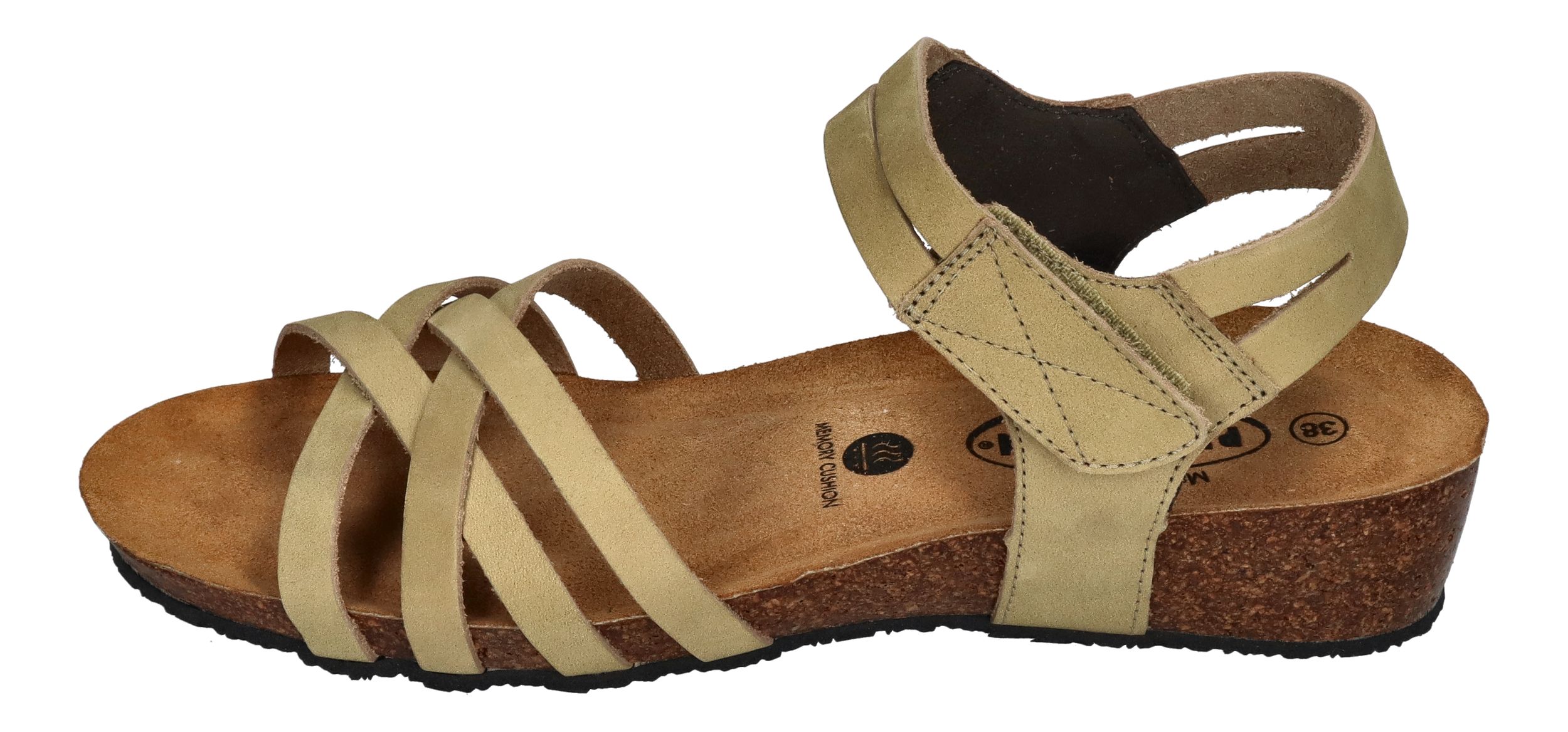 PLAKTON Damen - Sandalen NORMANDIE 776098 - nobuck 2 kiwi