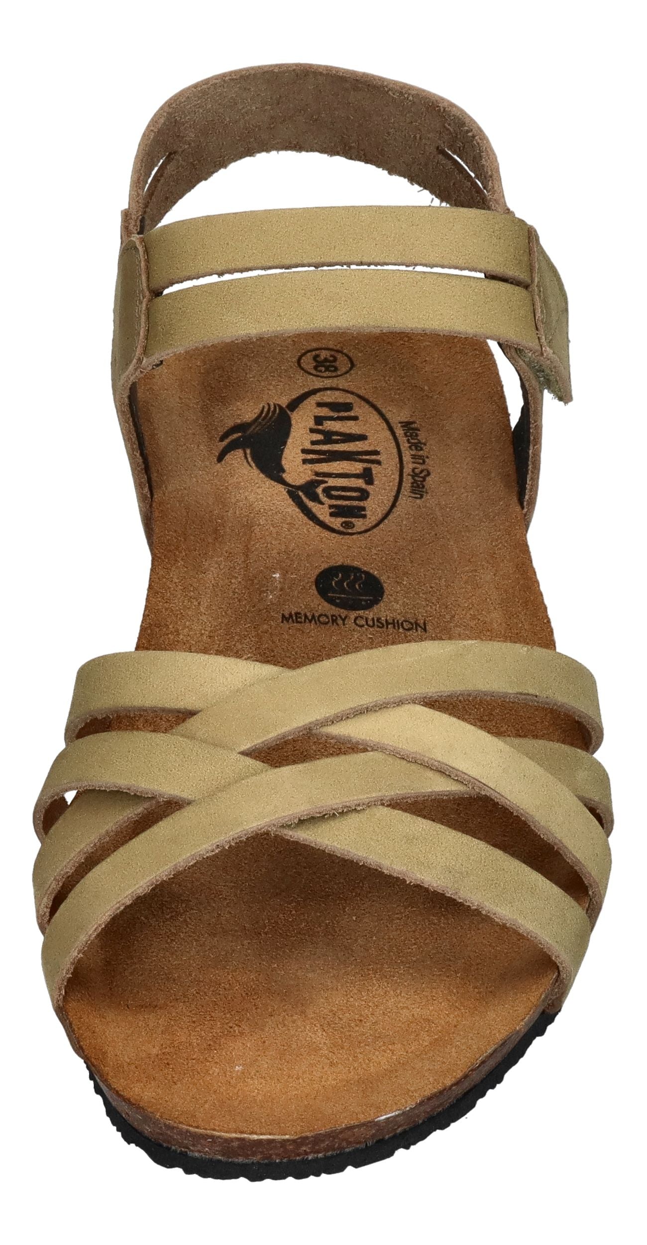 PLAKTON Damen - Sandalen NORMANDIE 776098 - nobuck 2 kiwi