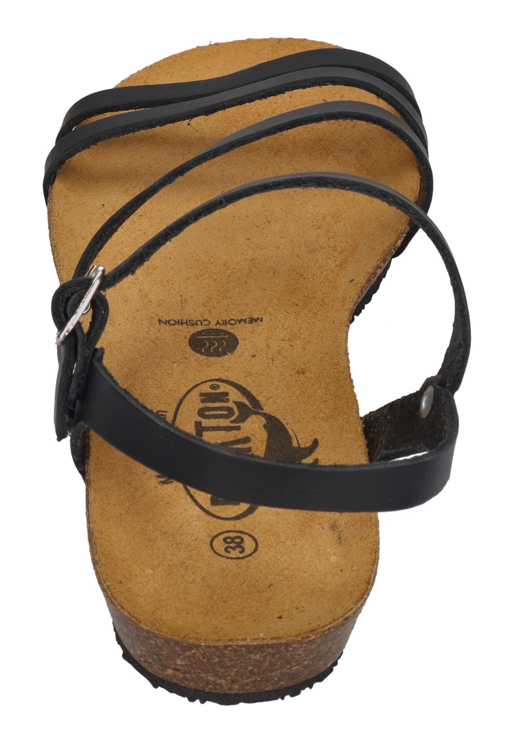 PLAKTON Damen Sandalen VITA 405660 negro