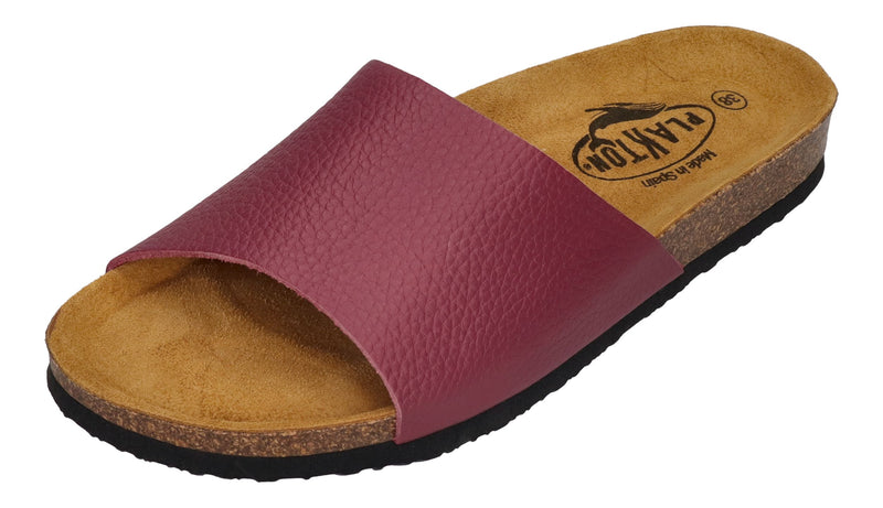 PLAKTON Damenschuhe Pantoletten - BALA 186094 - vino