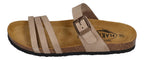 PLAKTON Damenschuhe Pantoletten - BERTA 185862 - taupe