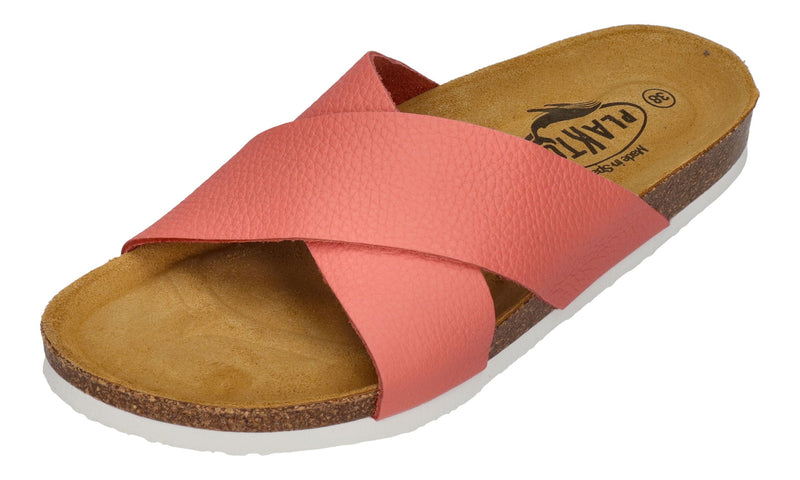 PLAKTON Damenschuhe Pantoletten - BIBI 181051 - coral