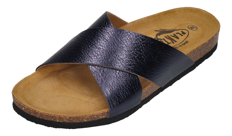 PLAKTON Damenschuhe Pantoletten - BIBI 181051 - marino