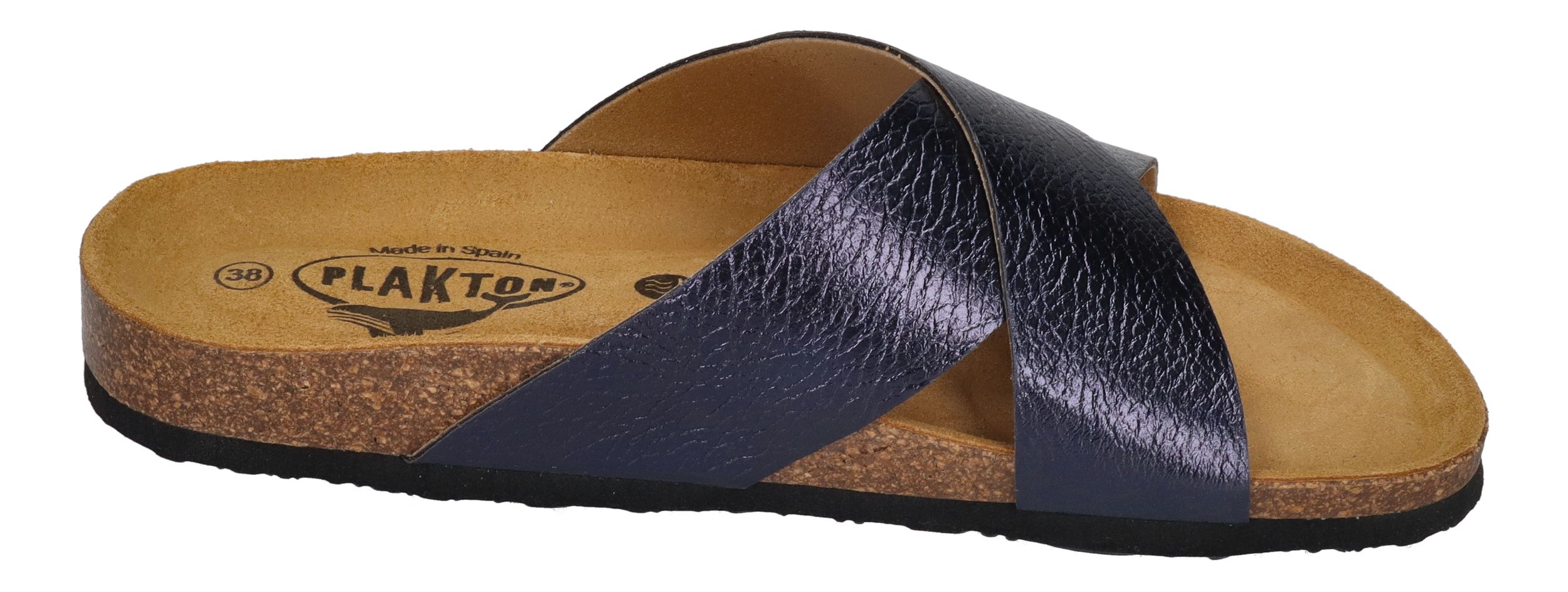 PLAKTON Damenschuhe Pantoletten - BIBI 181051 - marino