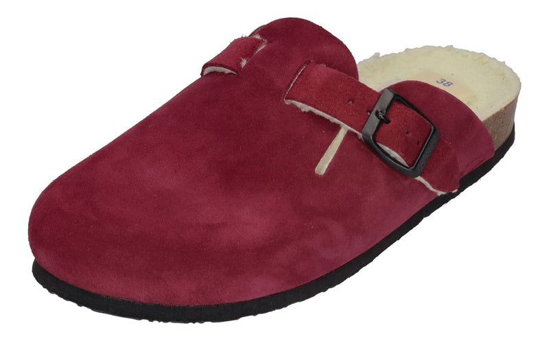 PLAKTON Damenschuhe Clogs BLOGG WOOL 181539 burdeos