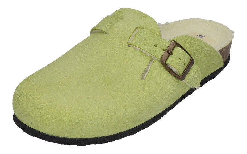 PLAKTON Damenschuhe Clogs BLOGG WOOL 181539 cesped