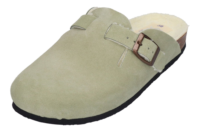 PLAKTON Damenschuhe Clogs BLOGG WOOL 181539 mint