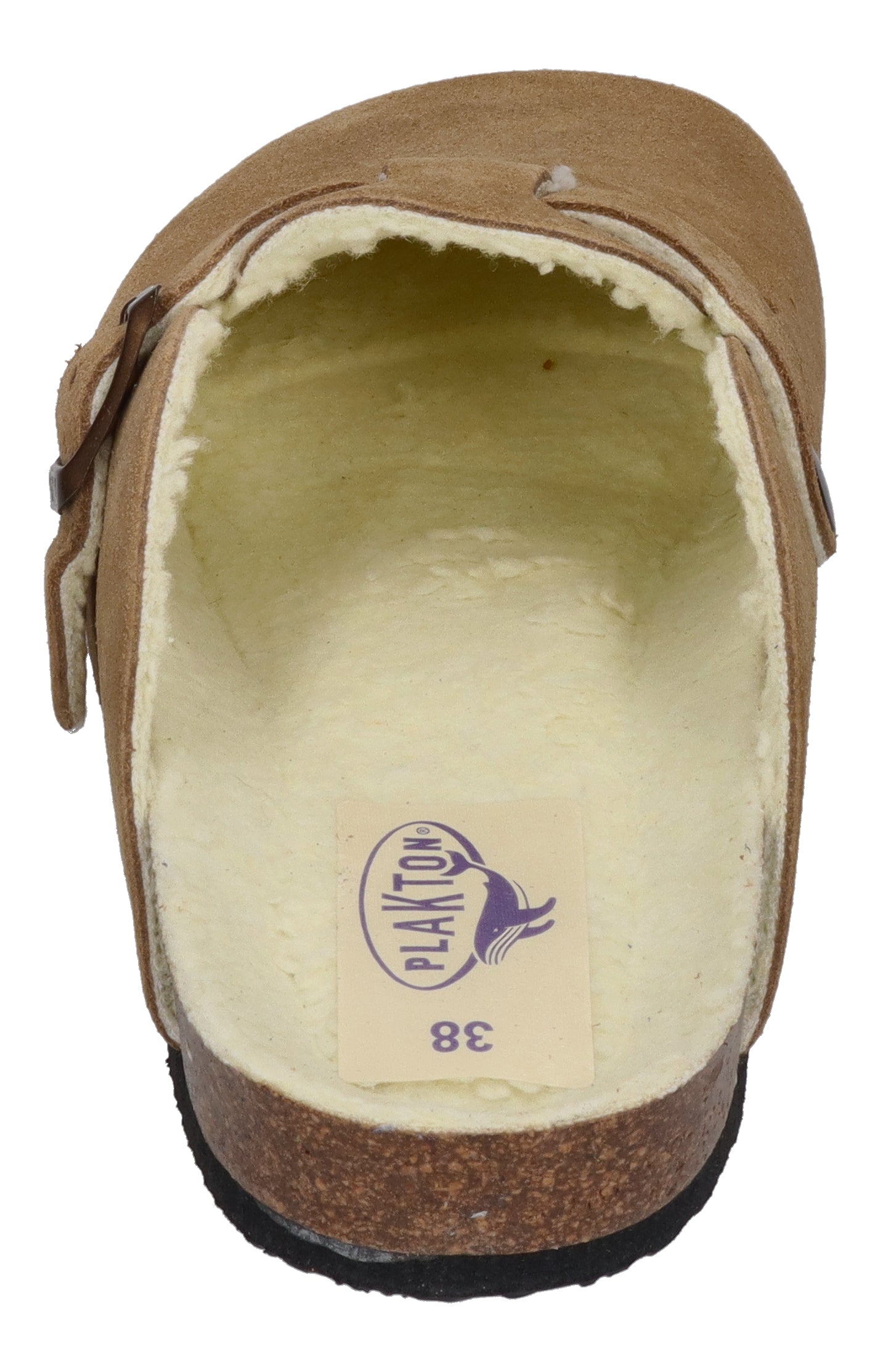 PLAKTON Damenschuhe Clogs BLOGG WOOL 181539 - tan