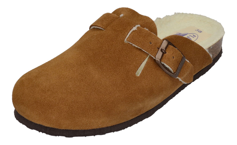 PLAKTON Damenschuhe Clogs BLOGG WOOL 181539 tostado