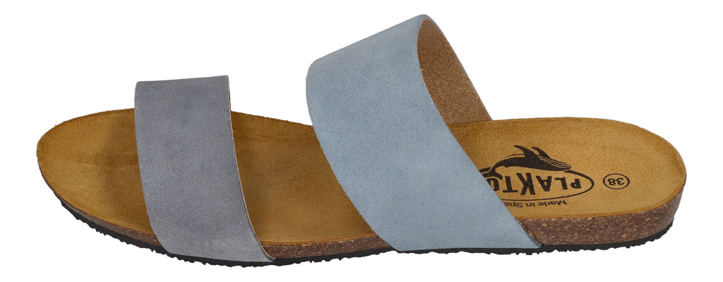 PLAKTON Damenschuhe Pantoletten - MAM BENIN 576315 - denim nube