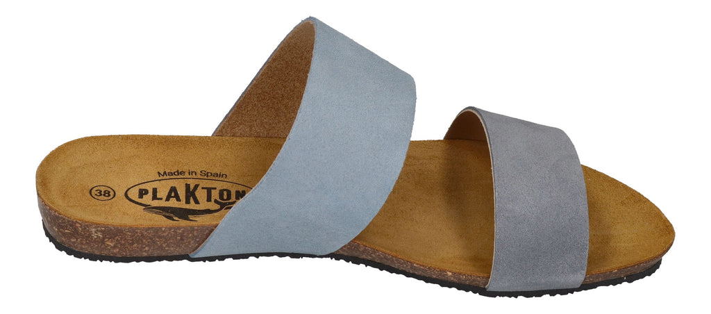 PLAKTON Damenschuhe Pantoletten - MAM BENIN 576315 - denim nube