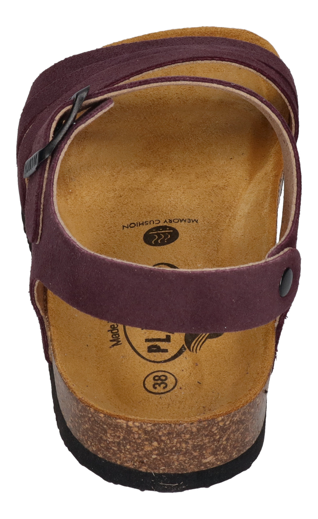 PLAKTON Damenschuhe Sandalen - BANNER 181007 - ciruela