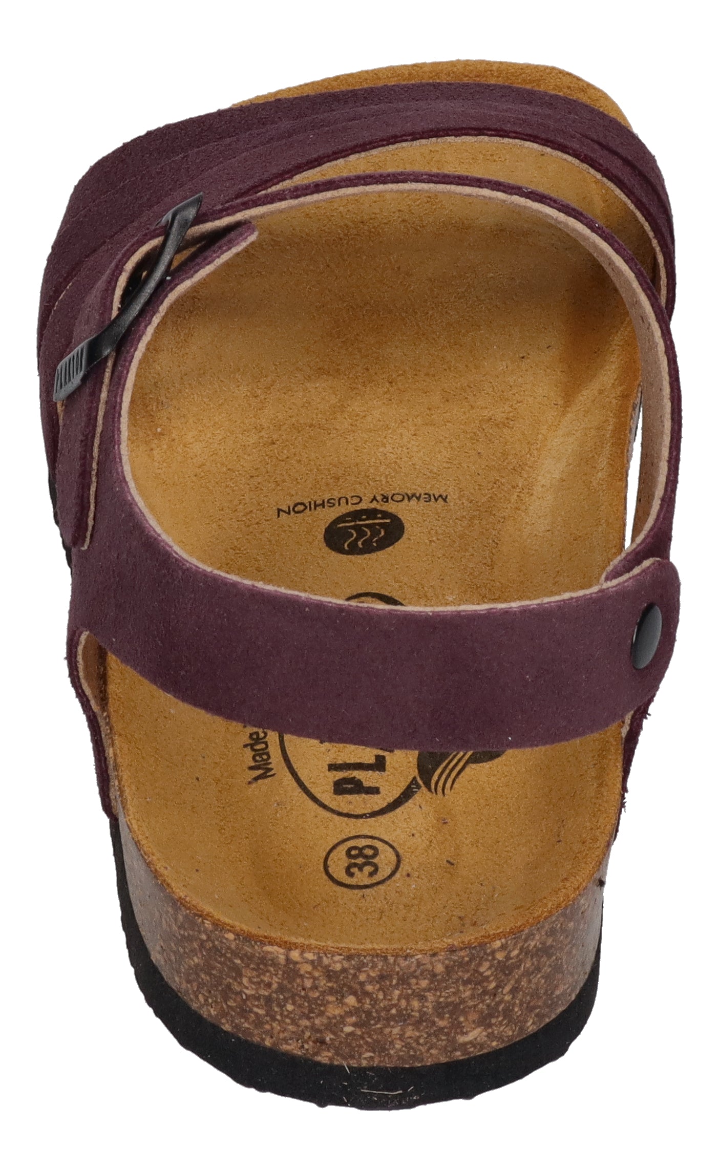 PLAKTON Damenschuhe Sandalen - BANNER 181007 - ciruela
