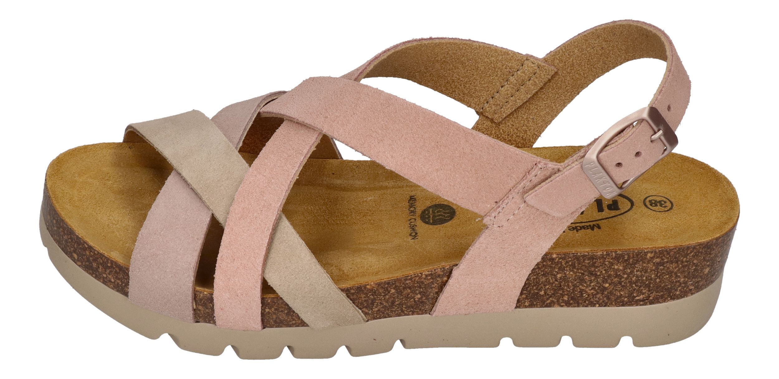 PLAKTON Damenschuhe Sandaletten COMPAS 355888 - fandango salmon