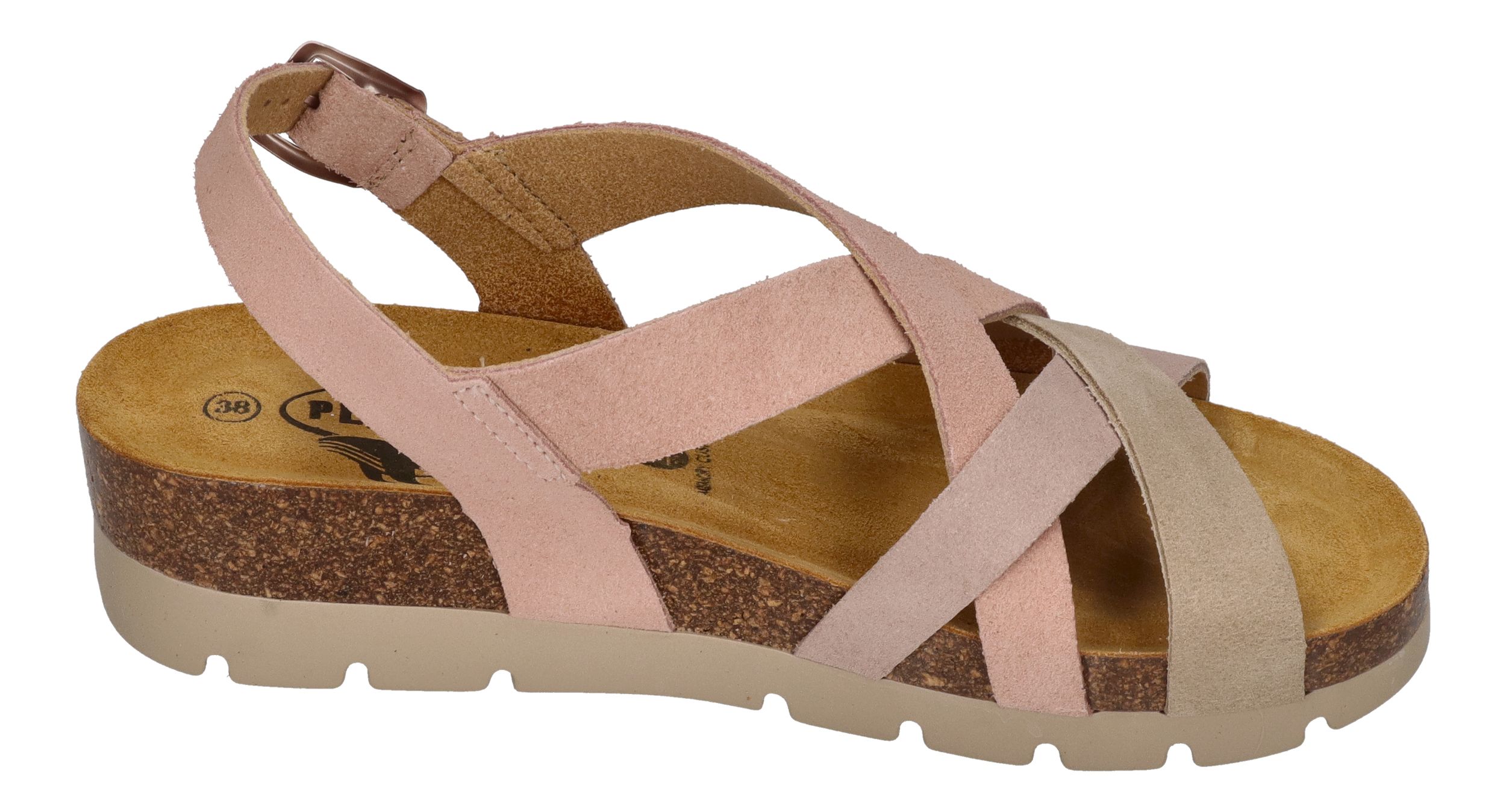 PLAKTON Damenschuhe Sandaletten COMPAS 355888 - fandango salmon