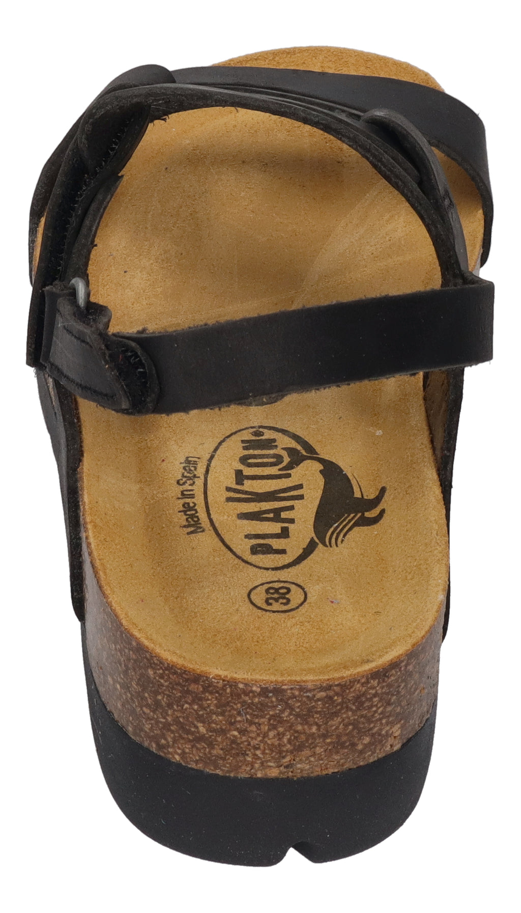 PLAKTON Damenschuhe Sandaletten CURVI 352005 - negro