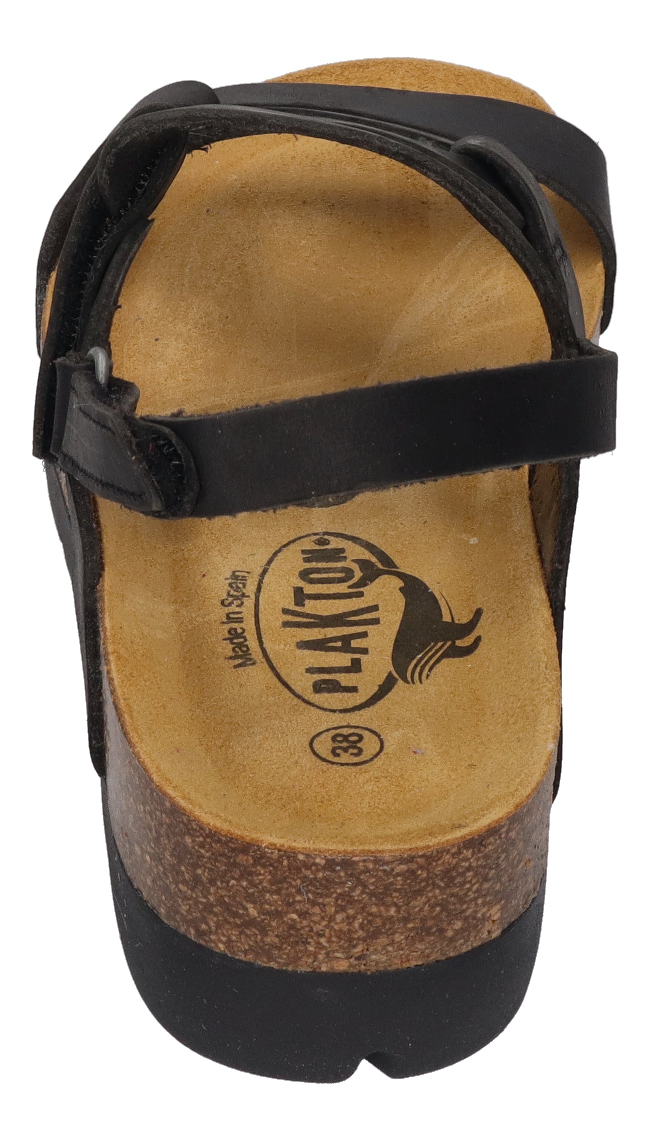 PLAKTON Damenschuhe Sandaletten CURVI 352005 - negro