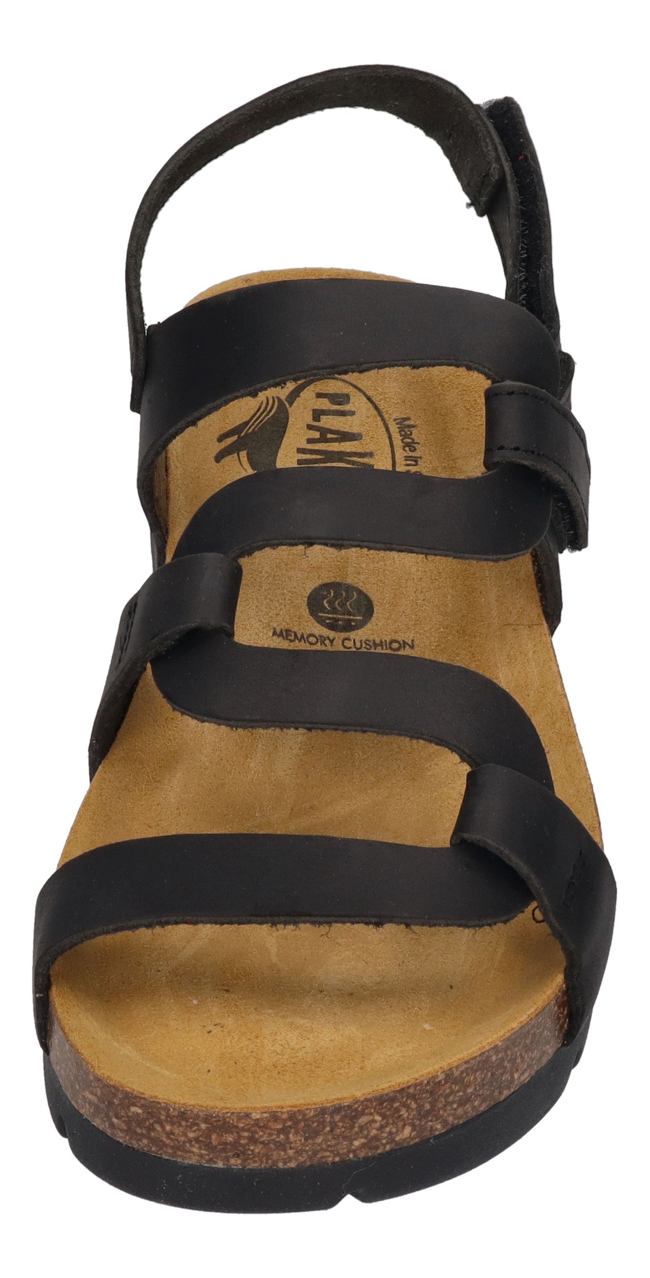 PLAKTON Damenschuhe Sandaletten CURVI 352005 - negro