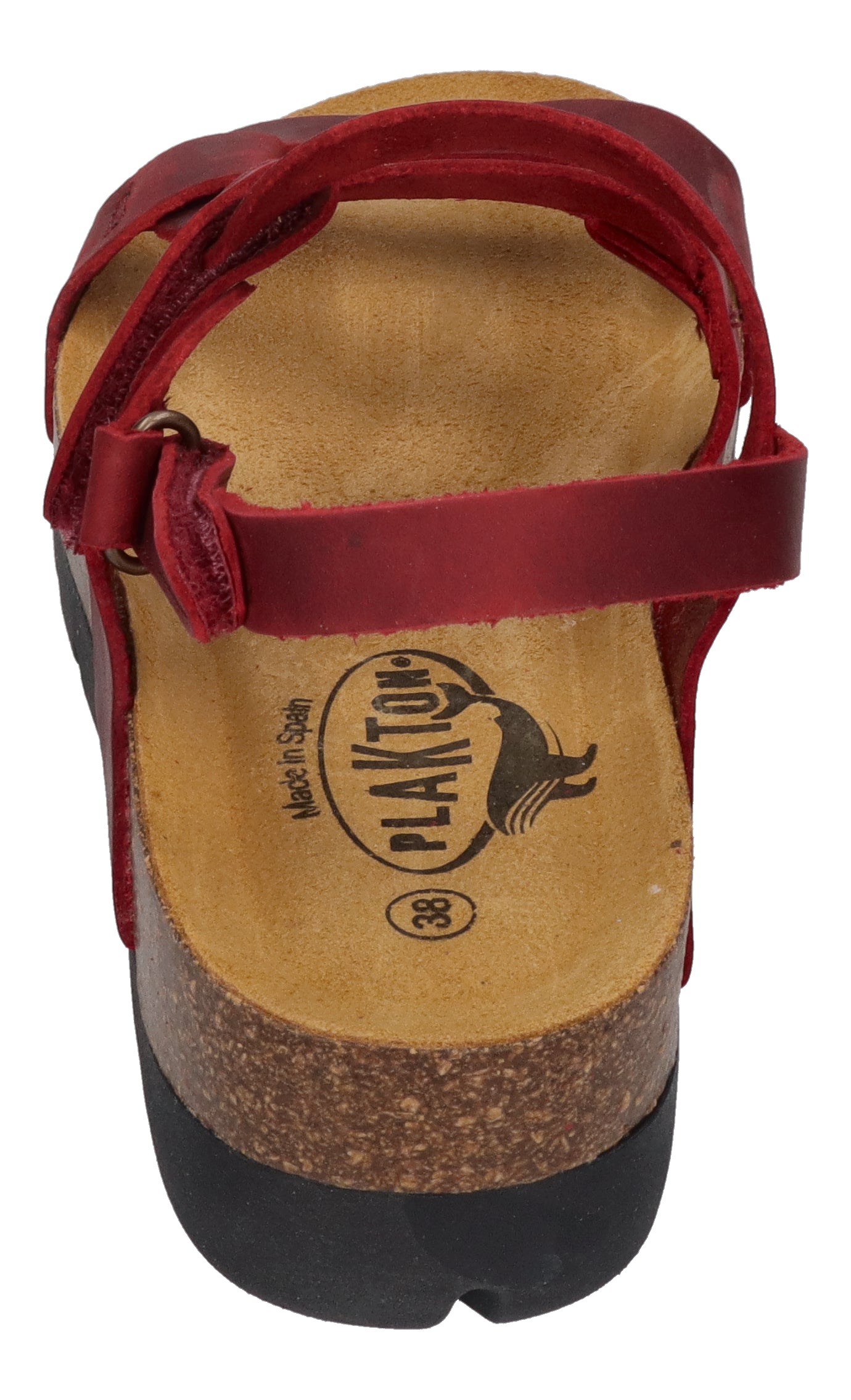 PLAKTON Damenschuhe Sandaletten CURVI 352005 - rojo