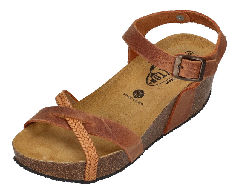 PLAKTON Damenschuhe Sandaletten SO FINAL 875087 trenza cuero
