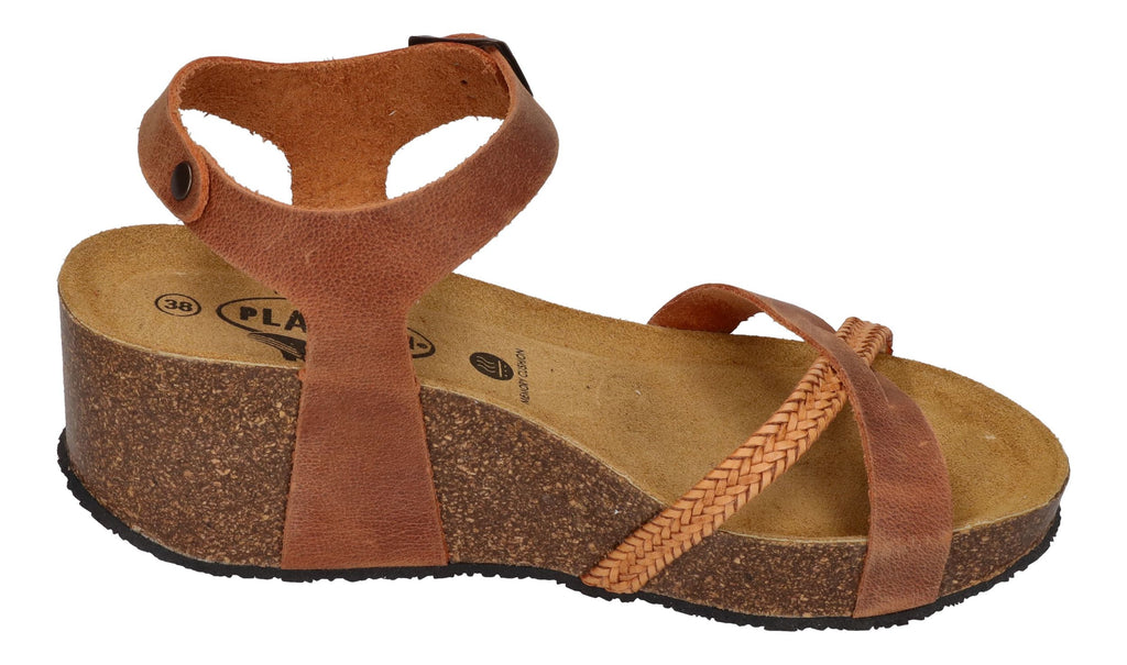 PLAKTON Damenschuhe Sandaletten SO FINAL 875087 trenza cuero