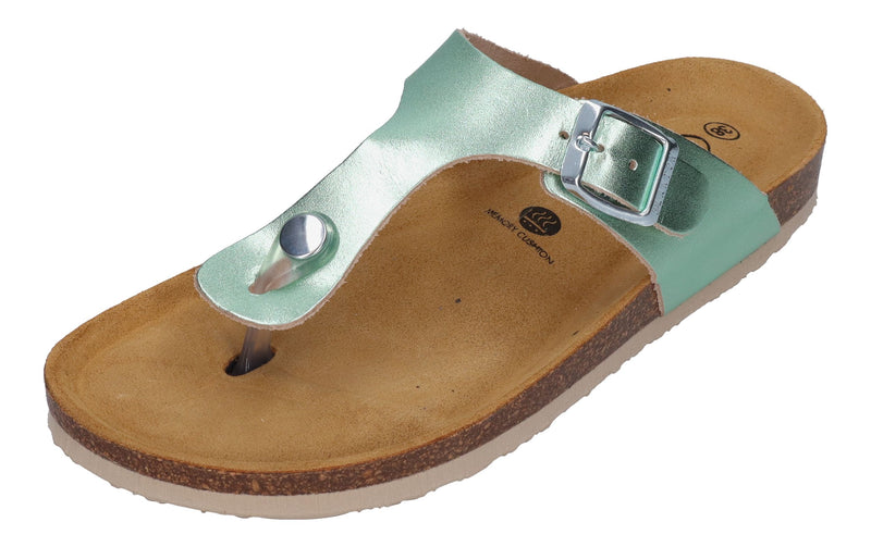 PLAKTON Damenschuhe Zehentrenner - BOLERO 181671 - menta