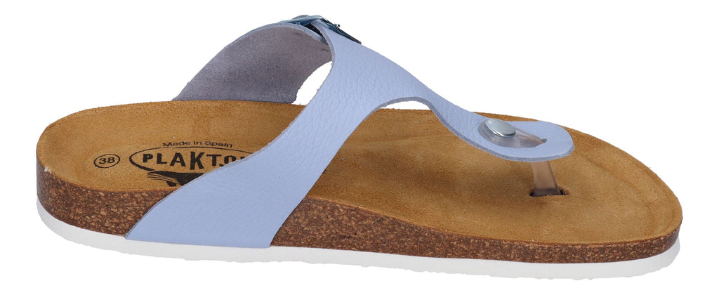 PLAKTON Damenschuhe Zehentrenner - BOLERO 181671 - cielo
