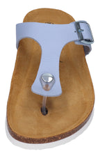 PLAKTON Damenschuhe Zehentrenner - BOLERO 181671 - cielo