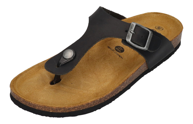 PLAKTON Damenschuhe Zehentrenner - BOLERO 181671 - negro