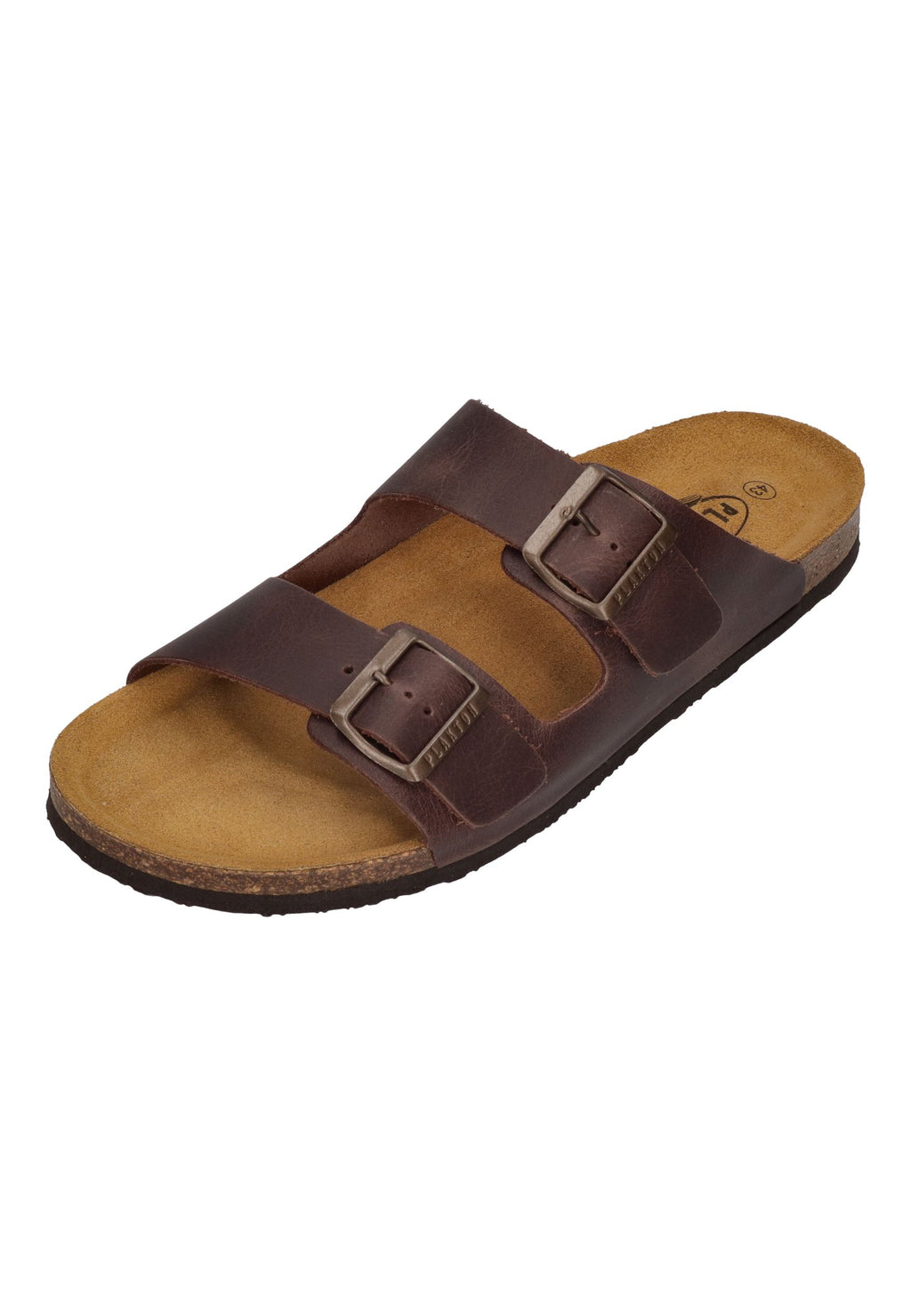 PLAKTON Herren Pantoletten BARNA 175857 coffee