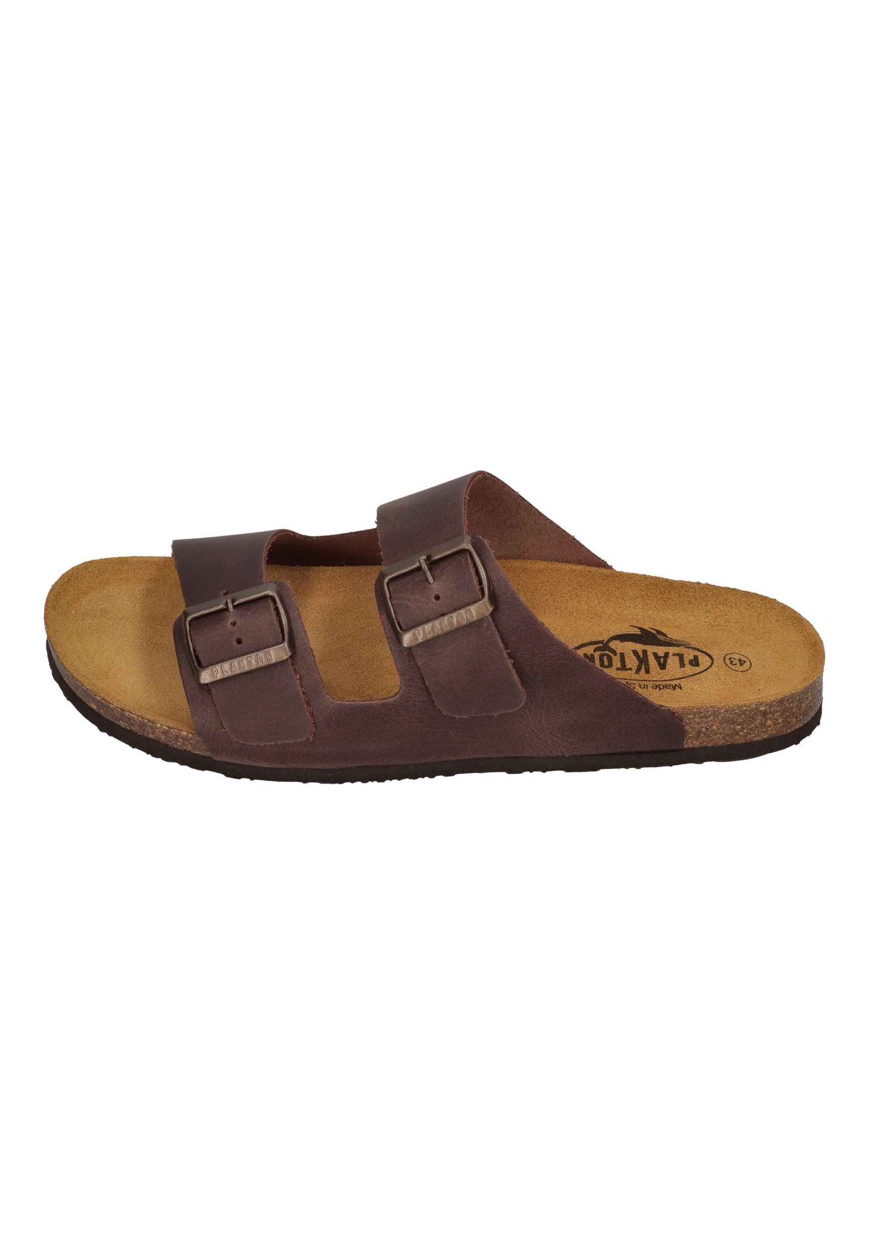 PLAKTON Herren Pantoletten BARNA 175857 coffee