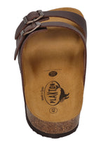 PLAKTON Herren Pantoletten BARNA 175857 coffee