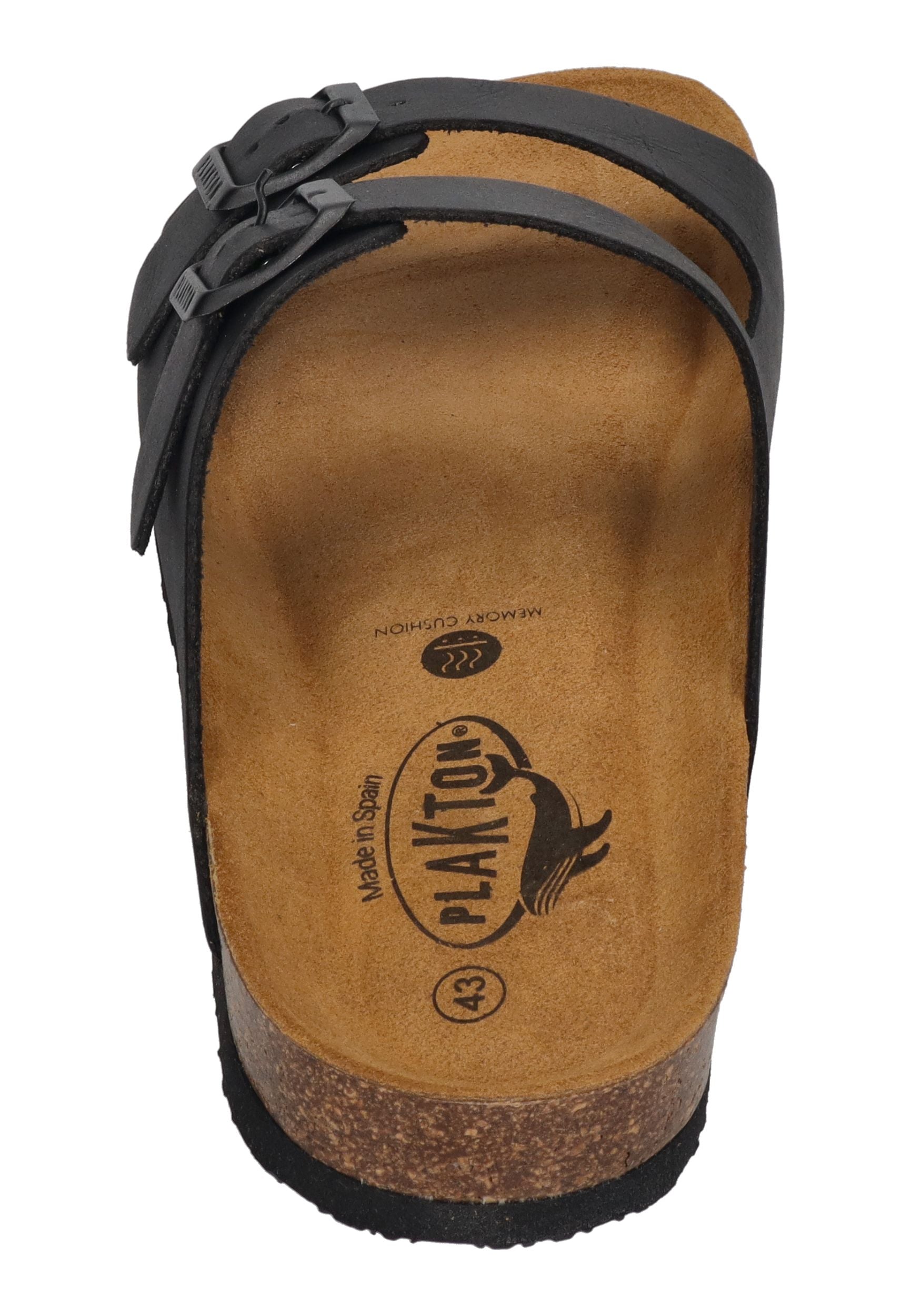 PLAKTON Herren Pantoletten BARNA 175857 negro dakota