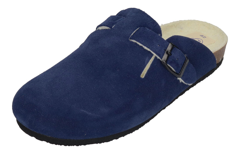 PLAKTON Herrenschuhe Clogs BLOG WOOL 171539 navy