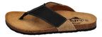 PLAKTON Herrenschuhe Zehentrenner BORNEO 175531- negro