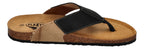 PLAKTON Herrenschuhe Zehentrenner BORNEO 175531- negro
